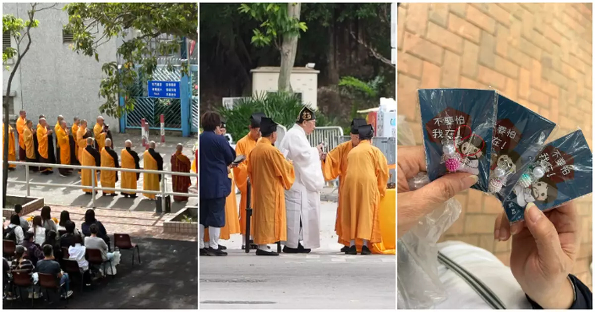 大埔五級火｜遇難者「頭七」 佛教道教基督教儀式聯合誦經祈禱