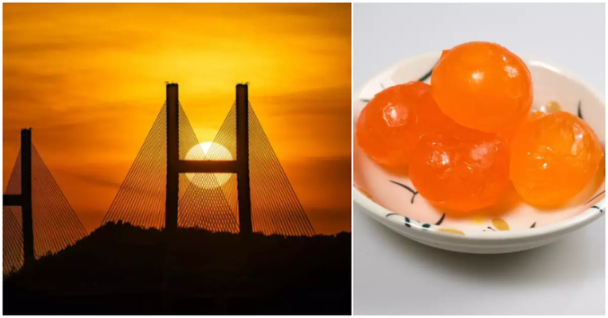 夕陽變「漏氣」鹹蛋黃   天文台撰文親解「壓扁鹹蛋黃」成因