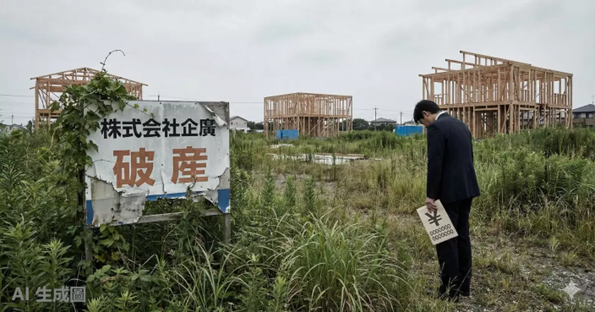 日住宅開發商破產逾半年 新屋未動工即變荒地 買家仍供千萬円貸款