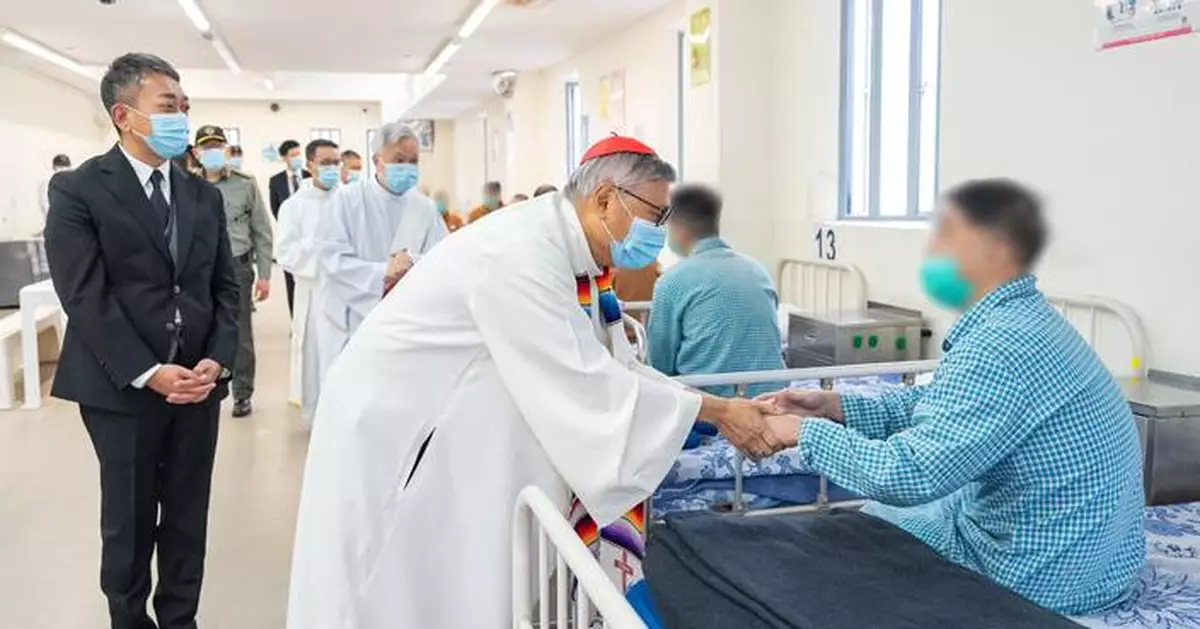 周守仁到赤柱監獄主持聖誕彌撒　為在囚人士送上祝福