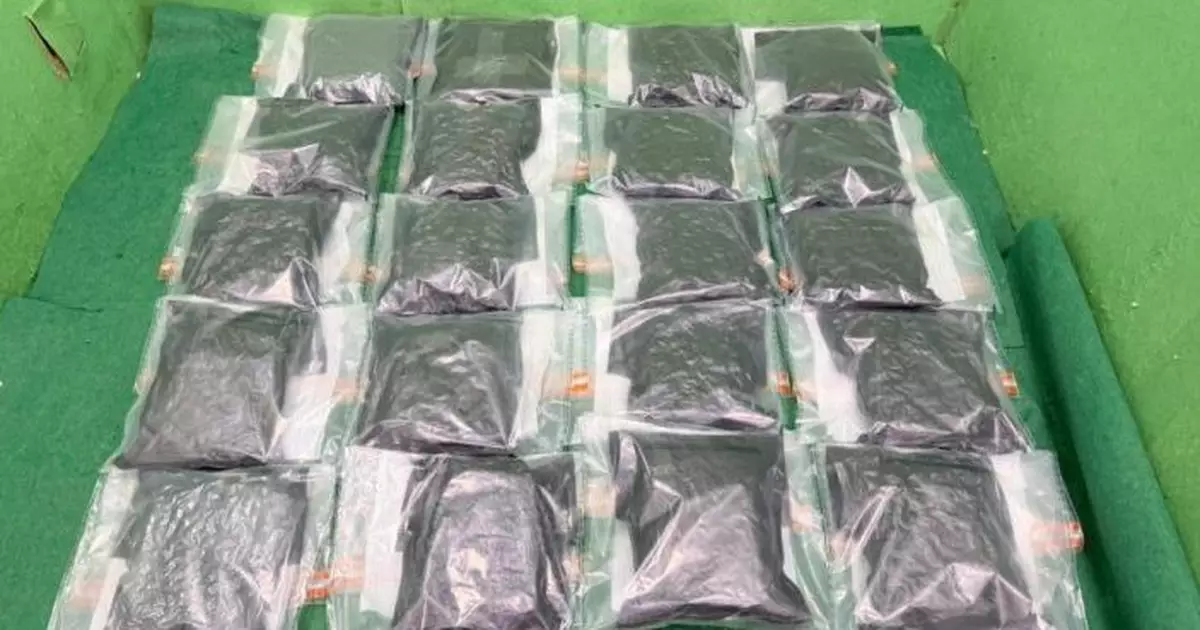 海關機場截查曼谷抵港31歲男旅客 檢值250萬大麻花及100支未完稅香煙