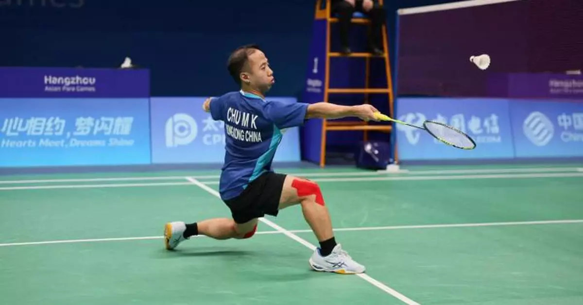 殘特奧會｜羽毛球賽朱文佳及王鎮炎明天爭銅牌