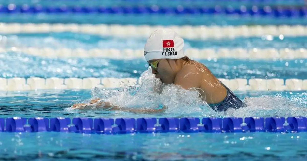 殘特奧會｜港隊兩女泳手包辦100米蛙泳金銀牌