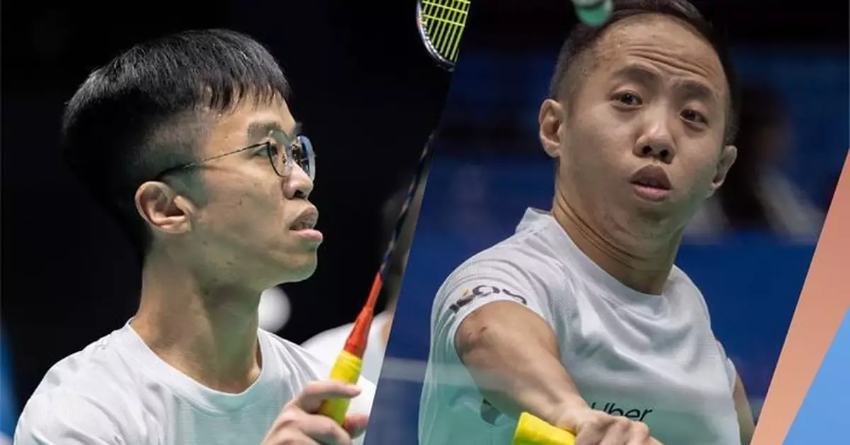 殘特奧會｜羽毛球SH6男雙　港隊組合摘銅