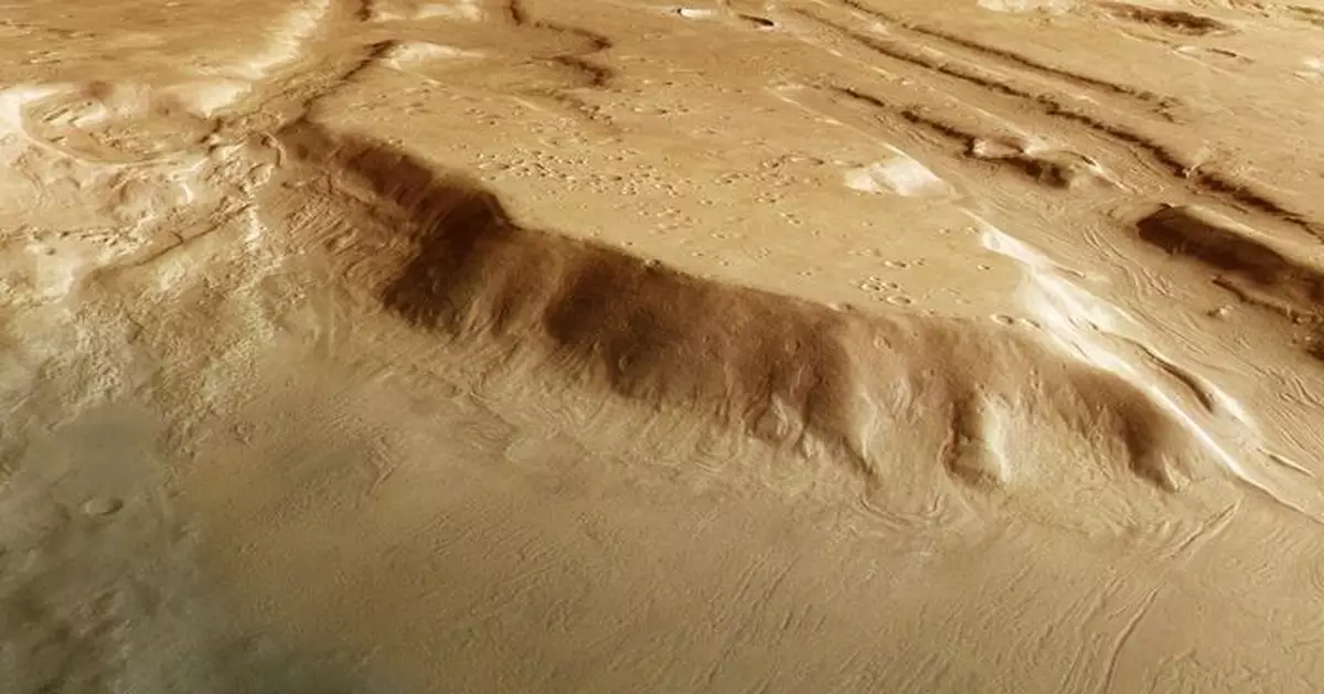 火星冰川痕跡揭示遠古「冷暖交替」氣候劇變