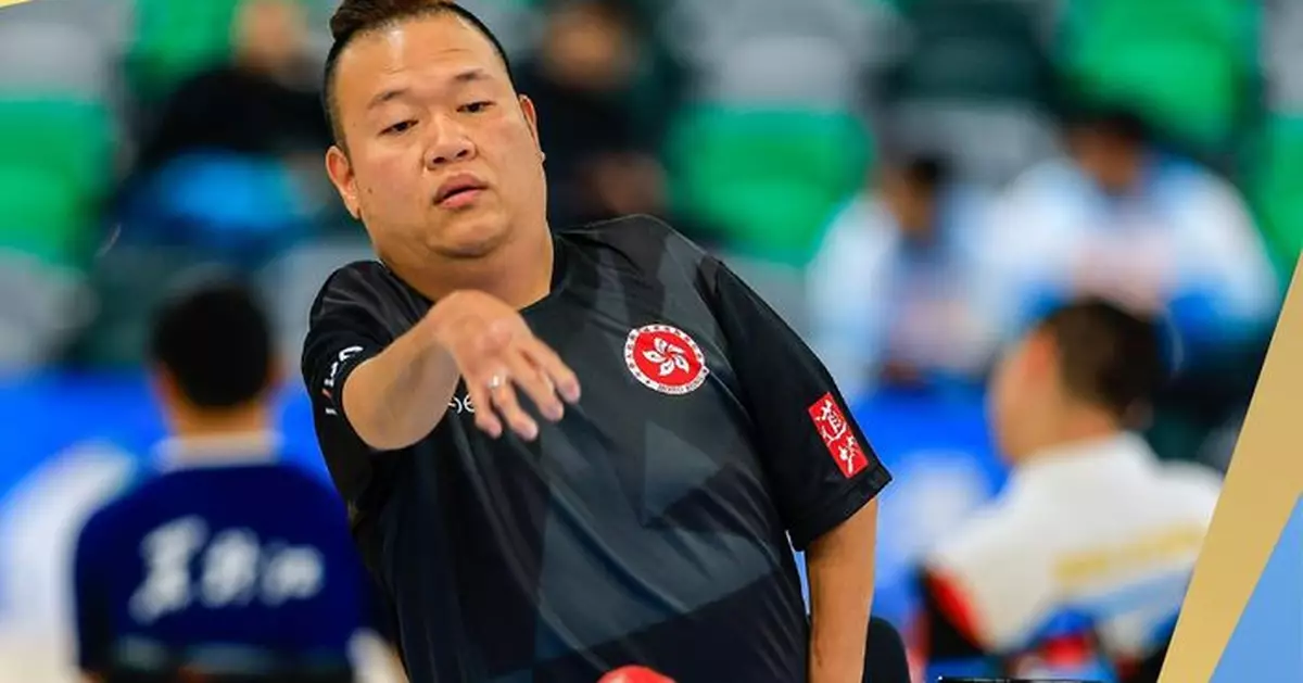 殘特奧會｜硬地滾球港隊BC4梁育榮奪金牌