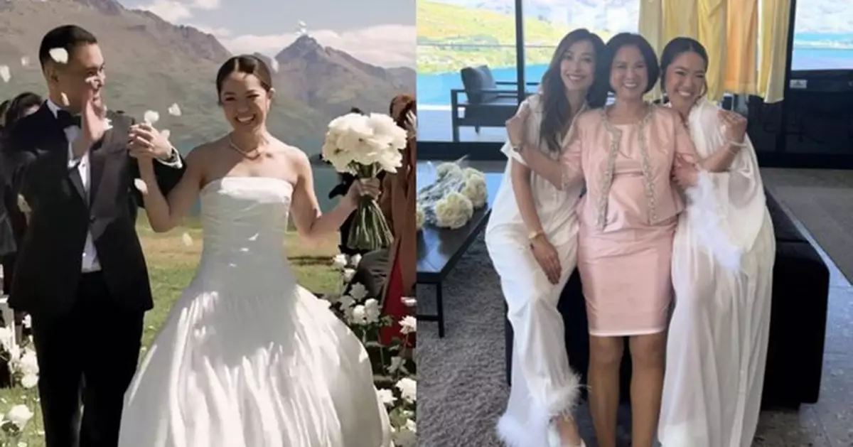 宋熙年舉家飛紐西蘭 賀「餅印」胞妹出嫁