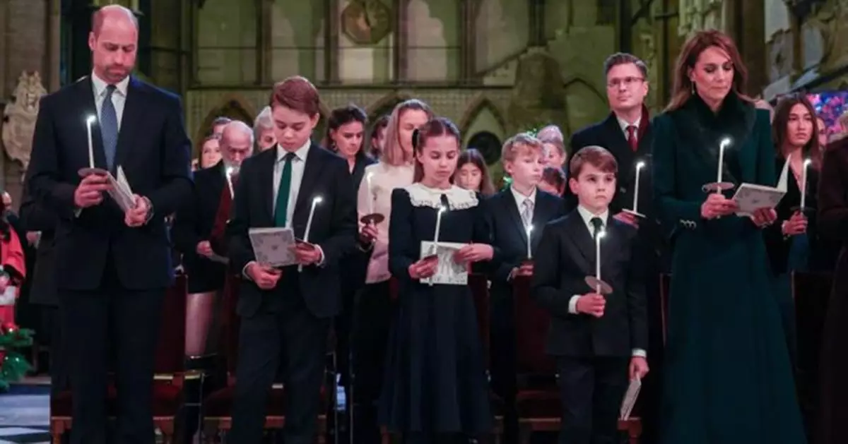 王室聖誕傳統暖心延續！凱特主持頌歌儀式　三萌寶簇擁、威廉相伴溫馨滿載
