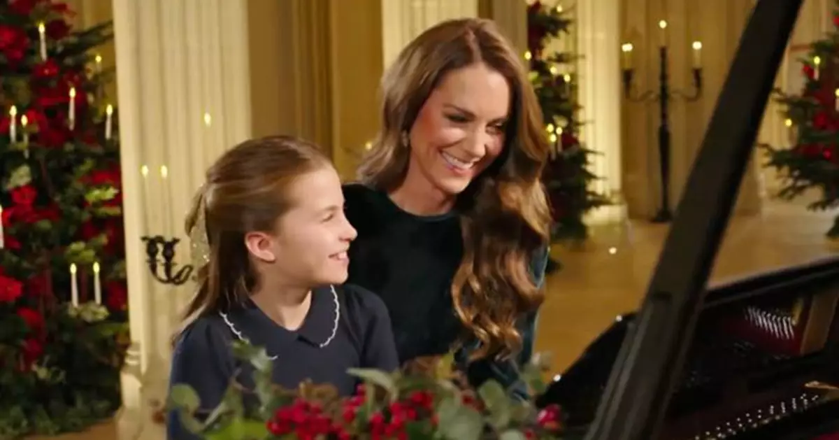 凱特王妃與夏洛特公主聖誕鋼琴二重奏！母女溫莎城堡合奏暖曲　傳遞「簡單關懷的力量」