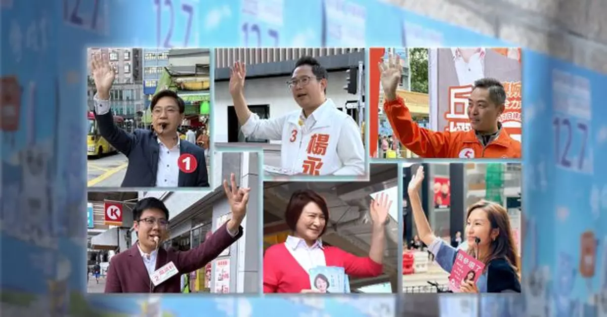 立法會選舉｜九龍中地方選區競爭最激烈　6人爭兩席