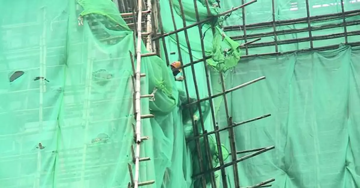 宏福苑五級火｜房屋署今日已完成拆除15個公共屋邨棚網