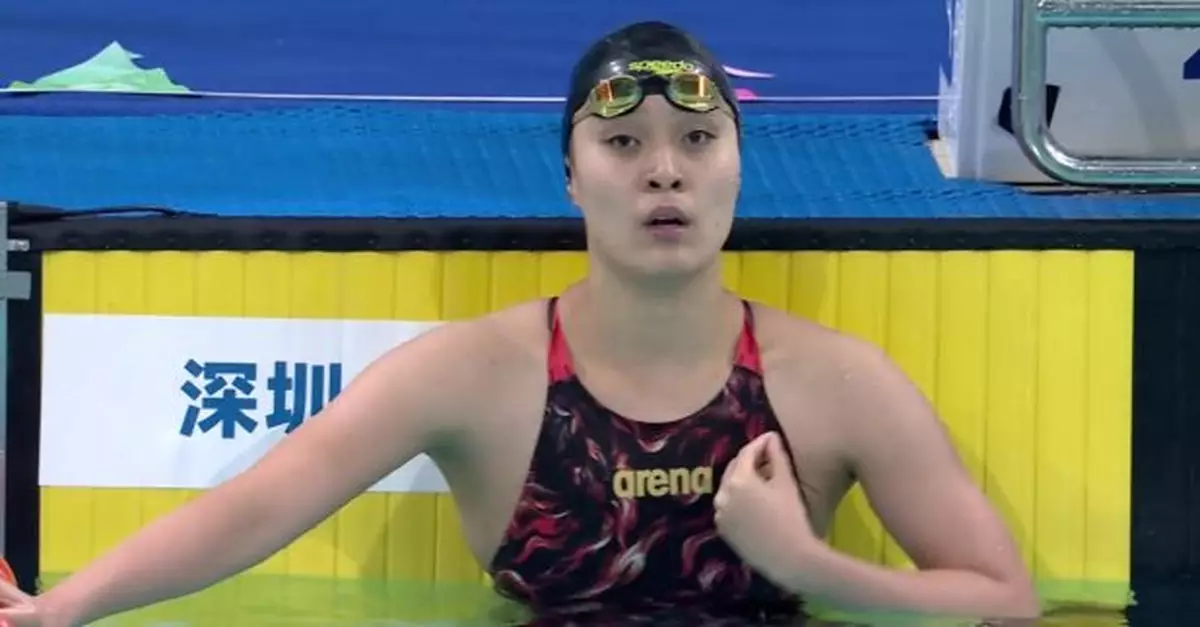 殘特奧會│港隊陳睿琳女子100米蝶泳S14項目奪金