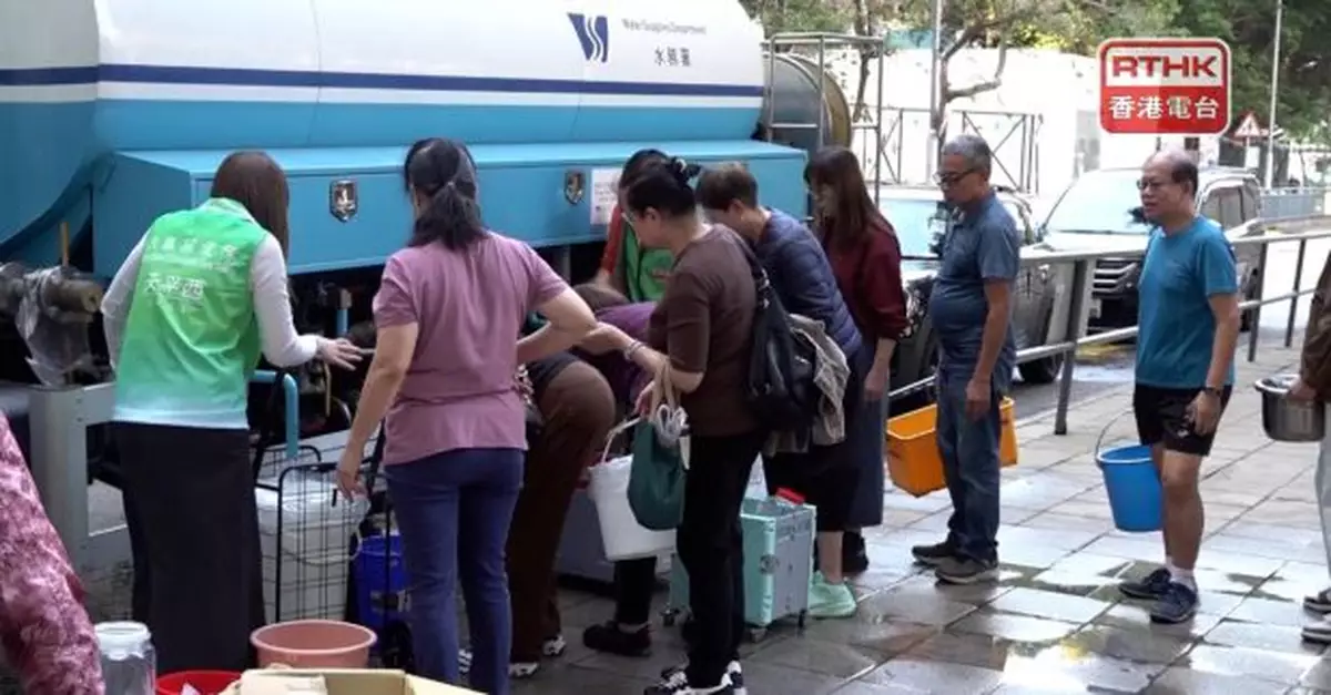 上水新運路水管滲漏　水務署爭取今晚凌晨完成維修及恢復食水供應