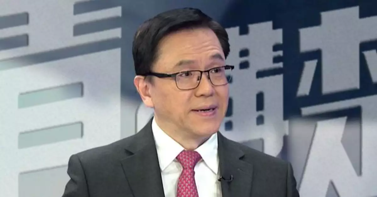 孫東稱一直與內地研盡快打通四個元素跨境流動　惟資金流有難度