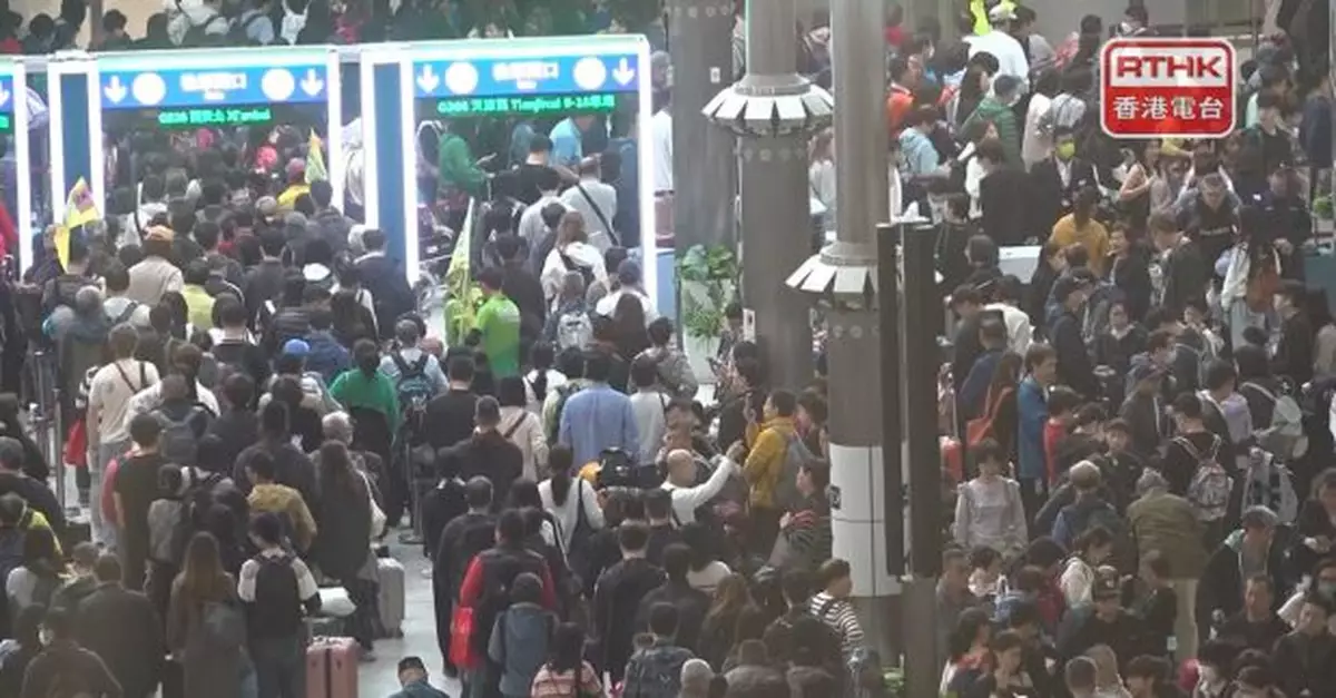 今日截至晚上9時　共有超過101萬5千人次經各管制站出入境