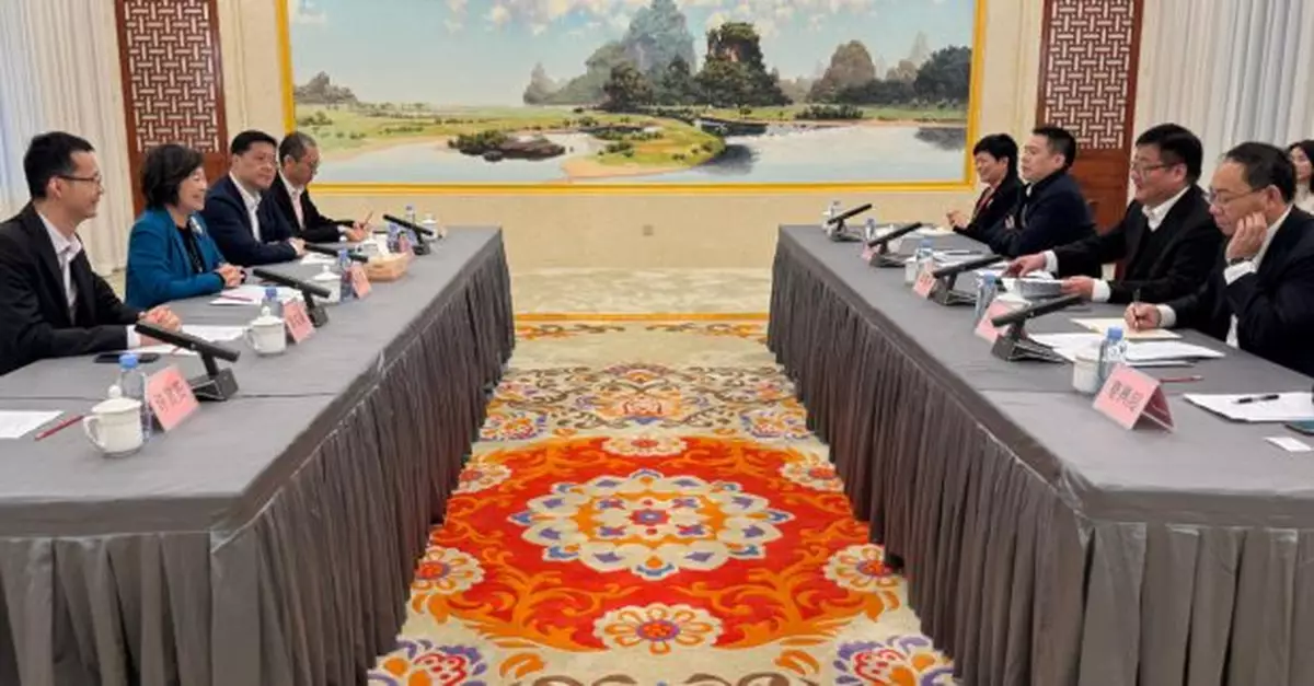 蔡若蓮與廣西教育廳及院校代表會晤　了解當地教育最新發展