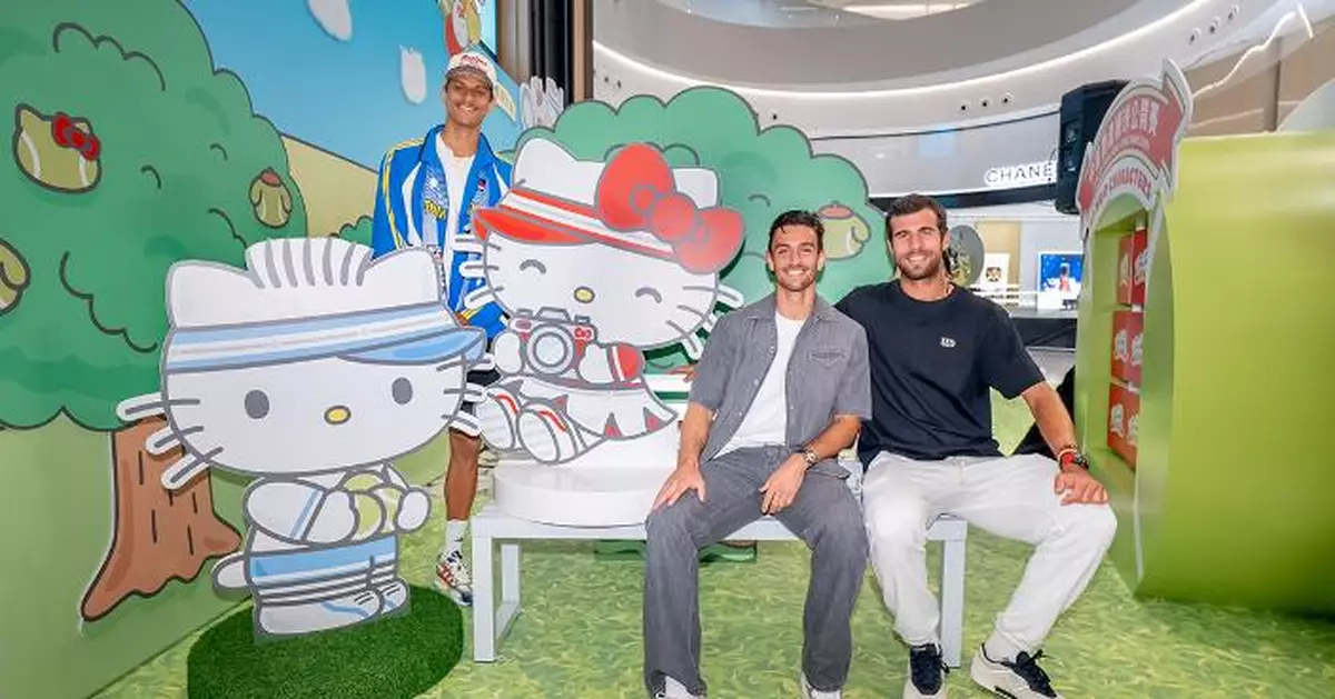 中銀香港網球公開賽2026開打 聯乘Sanrio角色 Hello Kitty現身銅鑼灣助陣