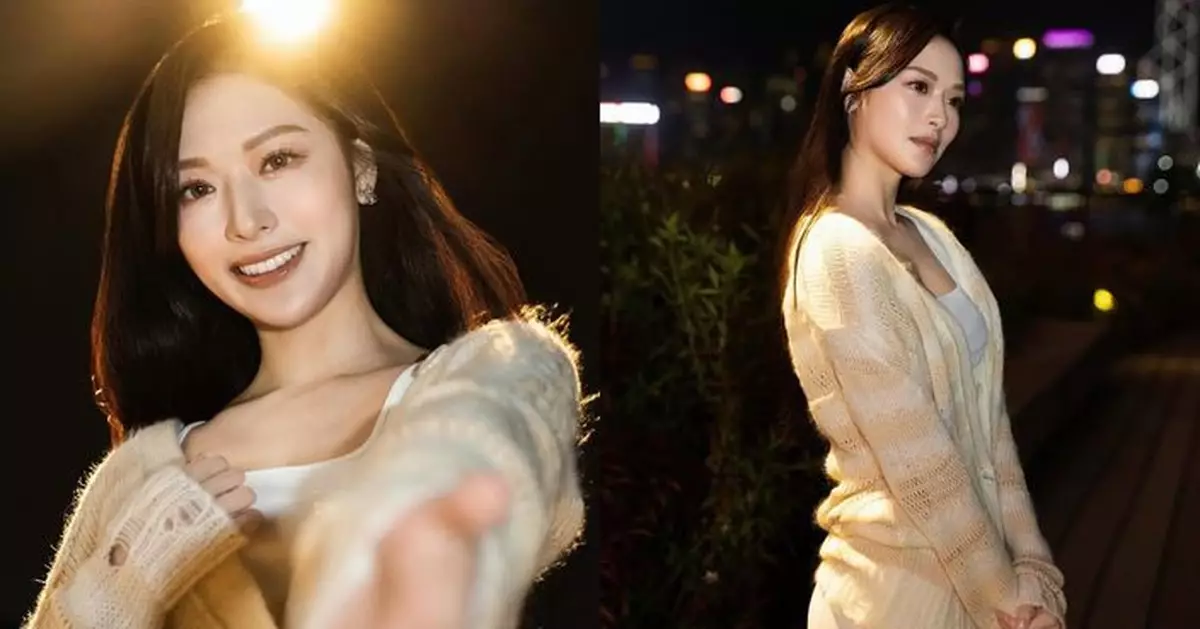 馮盈盈派福利迎接2026年 靚相長髮飄飄散發「女神光」