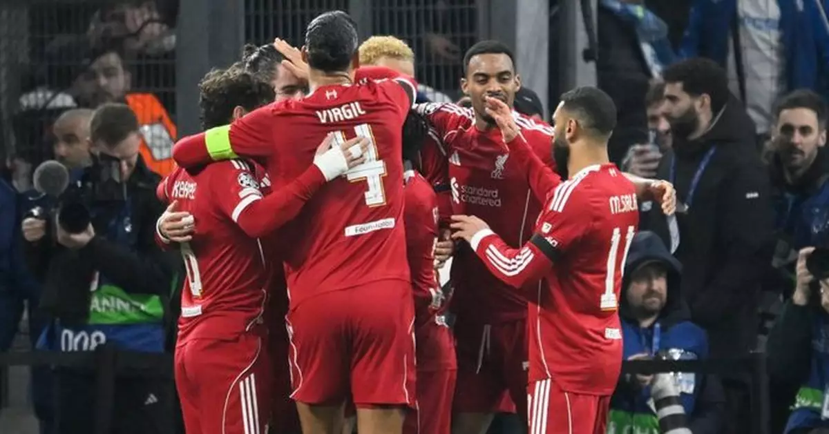 歐聯利物浦大勝馬賽　車路士及紐卡素亦報捷