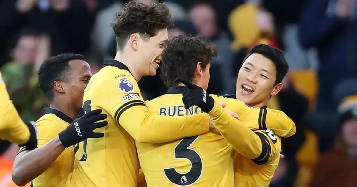 英超狼隊3:0挫韋斯咸　打開今季勝利之門