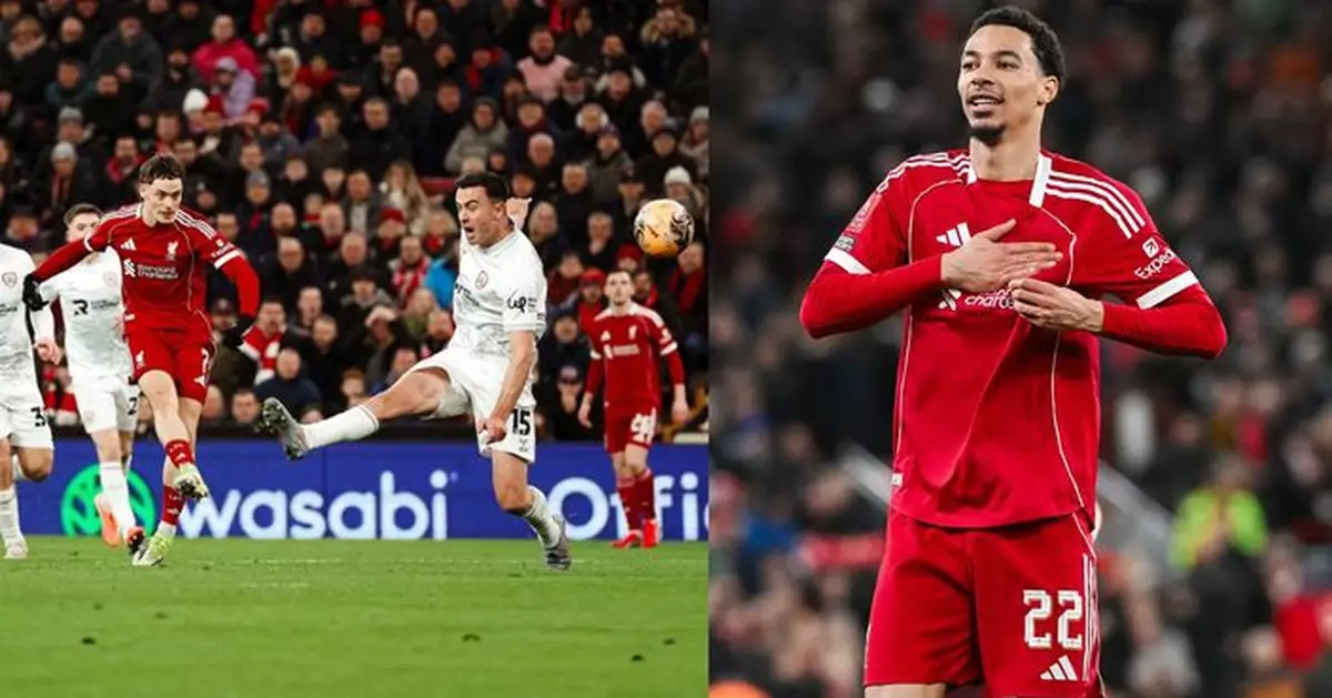 英足總盃　利物浦擊敗班士利晉級第四圈　將鬥白禮頓