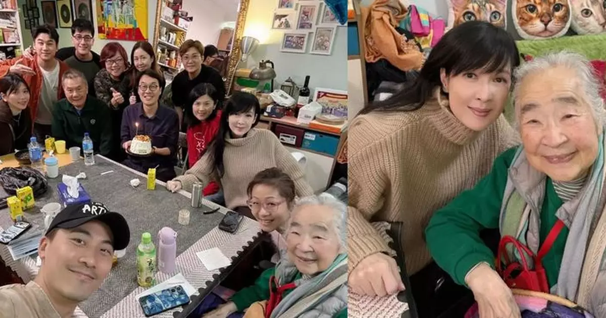 周慧敏餞行喬宏遺孀 敬稱95歲小金子為信仰導師