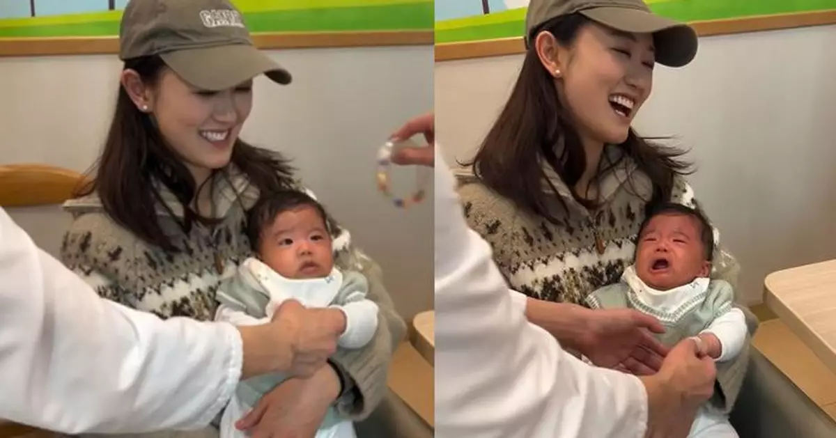 張寶兒細仔袁氹氹體格「超班」似四月大 笑言靠哥哥嘈吵特訓