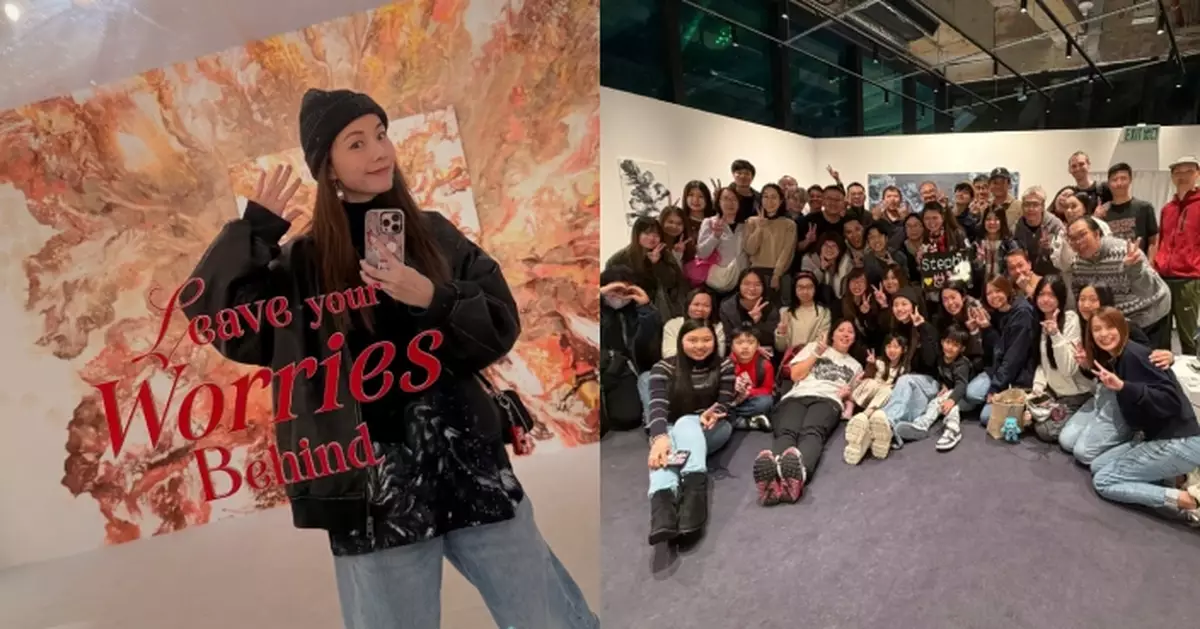 鄧麗欣首個個人畫展圓滿結束 願每一位入場人士得到愛與力量