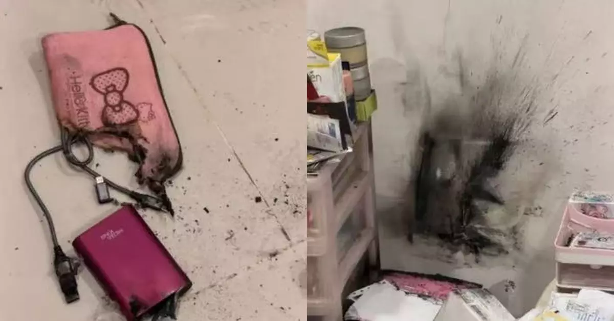 女兒放床頭櫃尿袋未充電突自燃爆炸 台父急用外套撲滅 網民提議用1物防爆