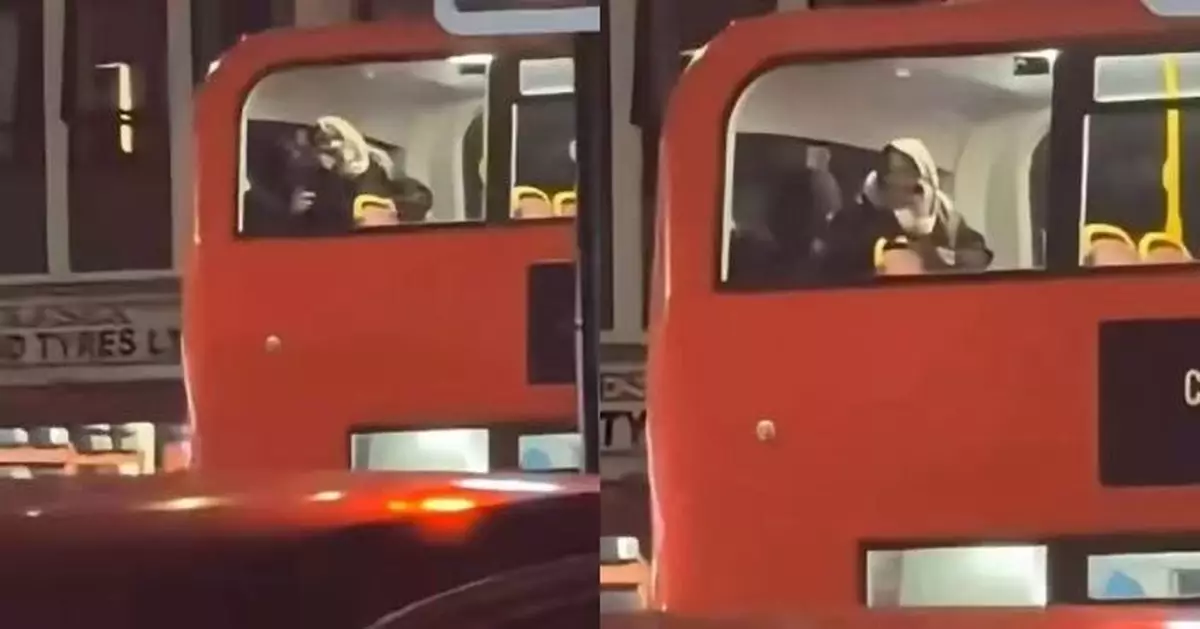 倫敦雙層巴士上演「活春宮」 男女車廂上層激戰透明車窗全程「直播」