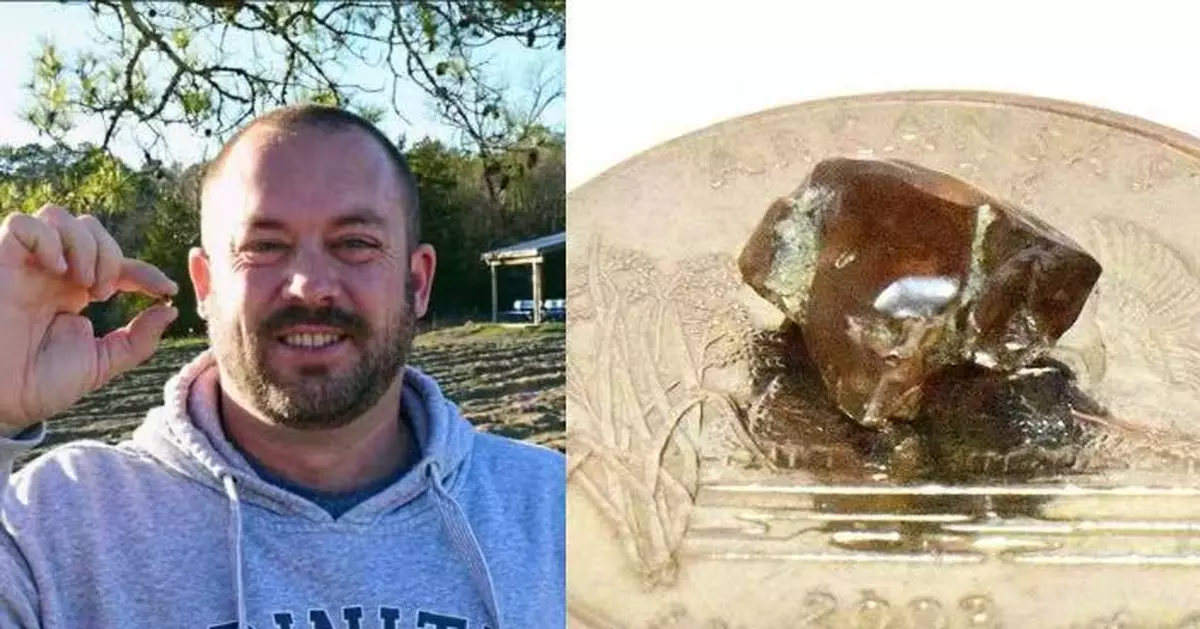 獲Siri「推薦」尋寶 美國男攜家人往鑽石公園驚喜挖到2.09克拉棕色鑽石