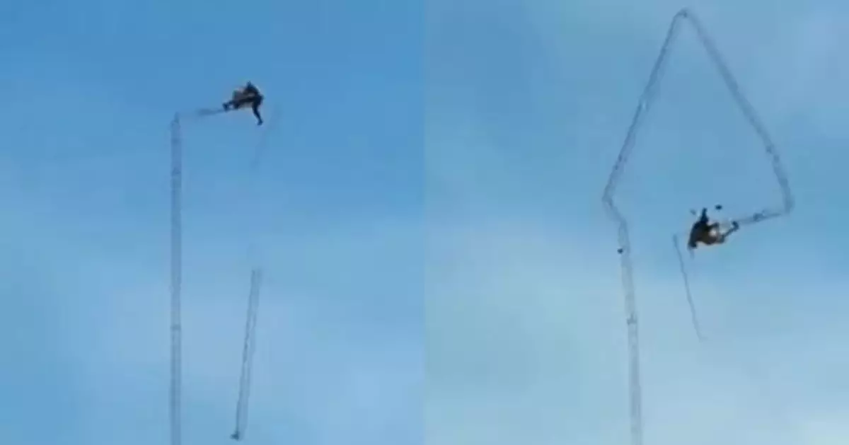 巴西老舊輸電塔拆卸中突崩塌 2工人隨鋼架墮下不治身亡