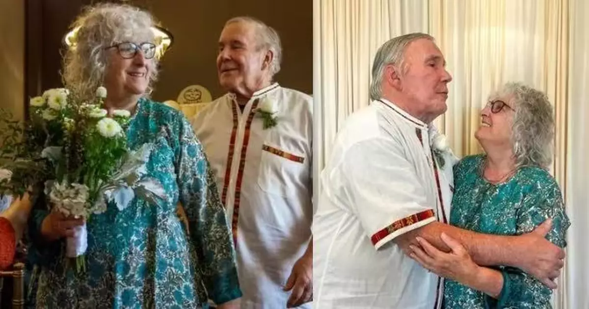 遺忘已婚39年 美失智翁再度求婚與愛妻護理院重辦浪漫婚禮