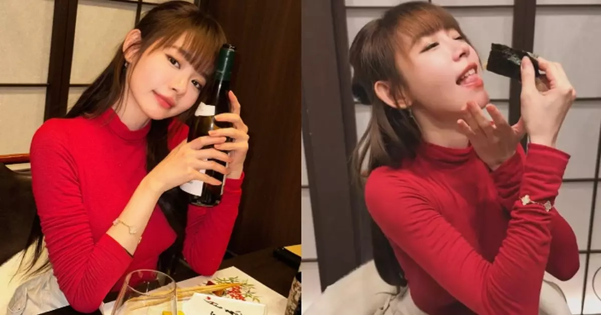 林明禎日本紅噹噹迎新年 大歎海膽食得滋味