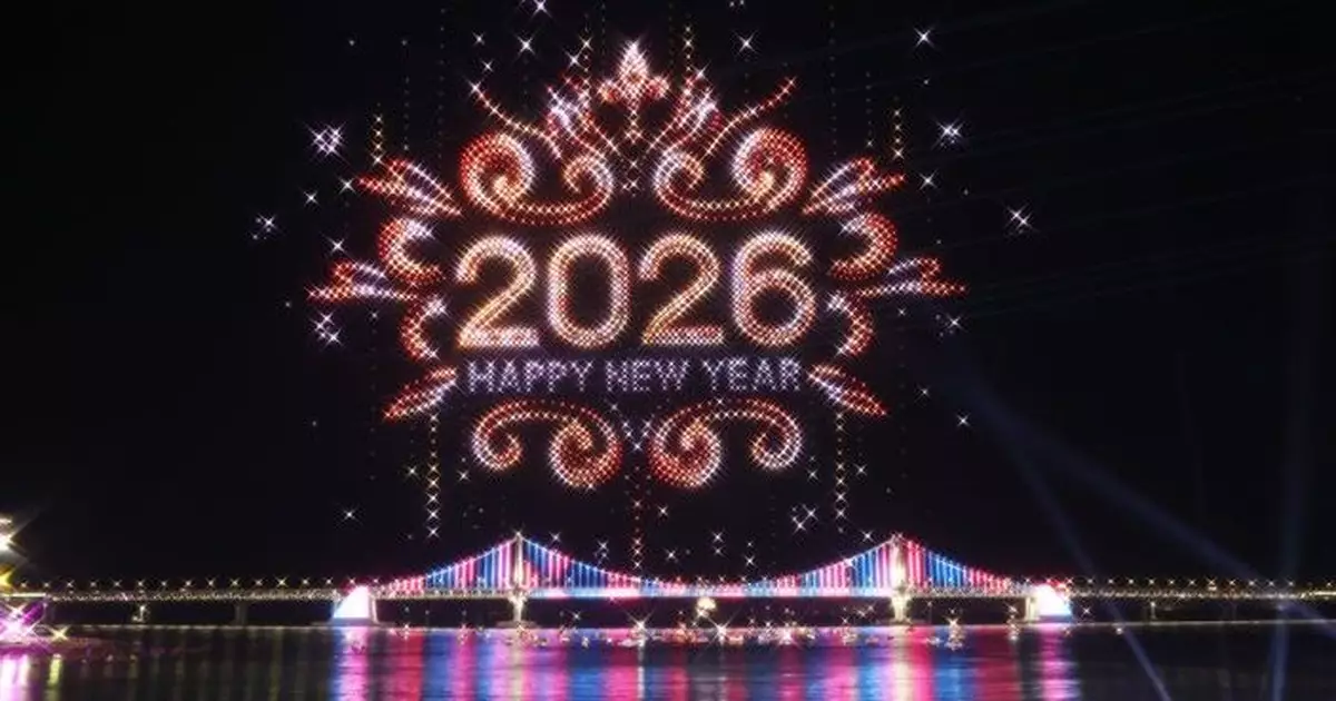 全球多處有倒數活動迎接2026年