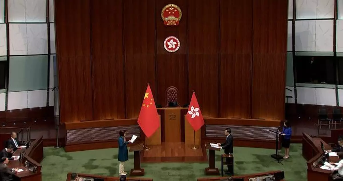 新一屆立法會議員宣誓　行政長官李家超監誓