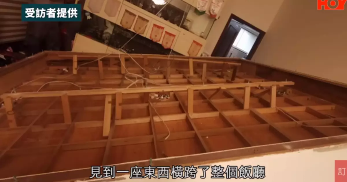 一線搜查｜火炭單位塌200公斤假天花　疑設計公司十年前安裝不當惹禍　業主：僅用膠塞螺絲固定