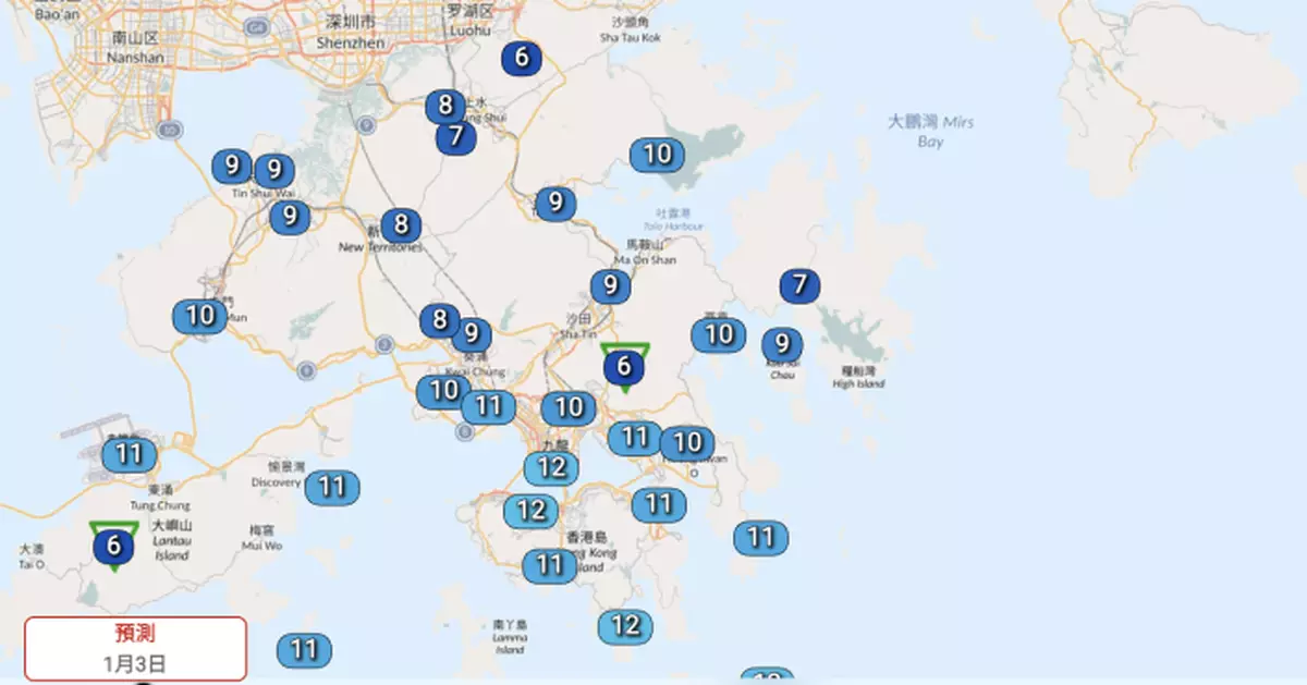 天氣 | 天文台：周六寒冷打鼓嶺低見6度　大埔沙田最低9度