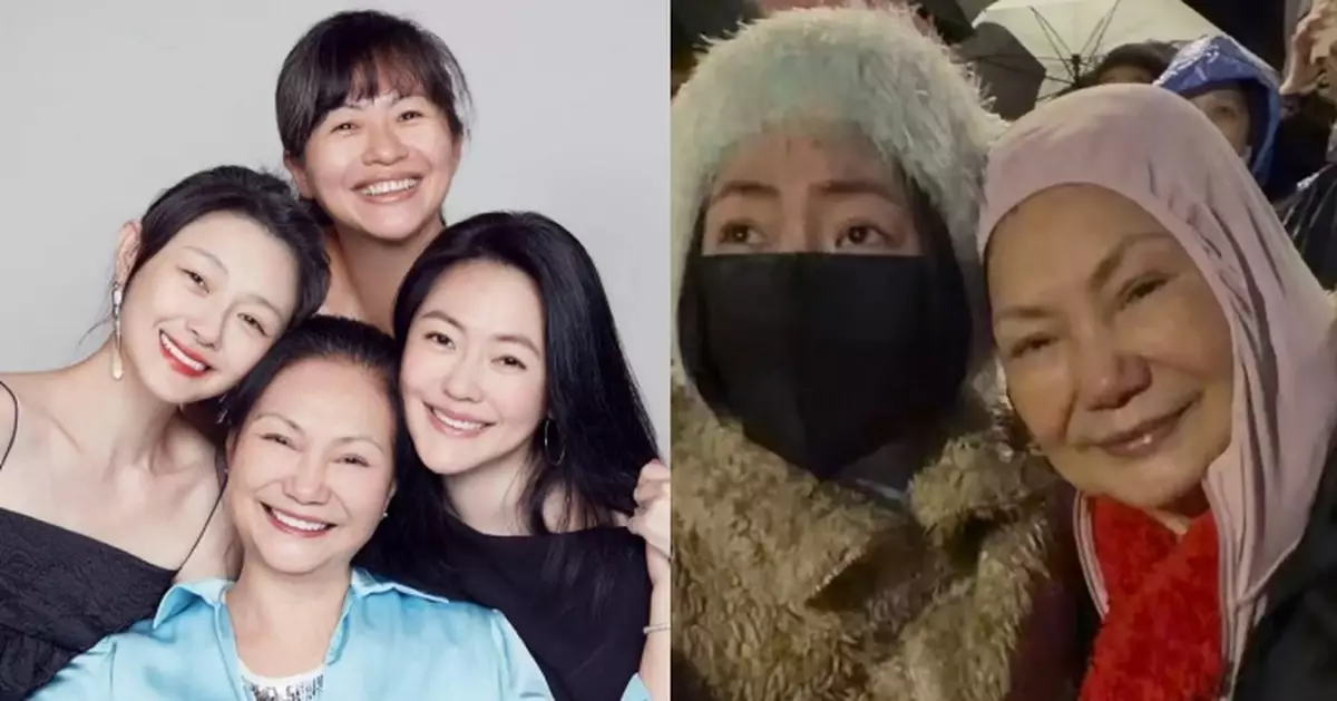 小S依家庭傳統帶媽媽睇跨年煙花 母女雙眼含淚思念已故大S