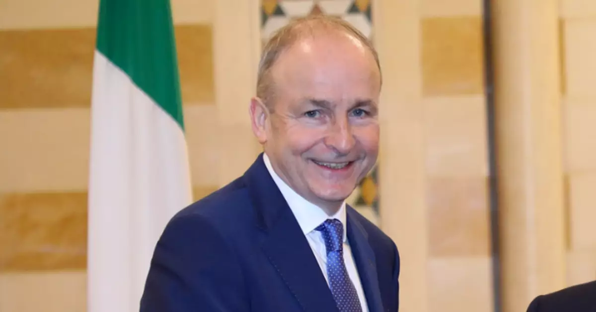 中國外交部﹕愛爾蘭總理馬丁1.4趗訪問中國5日