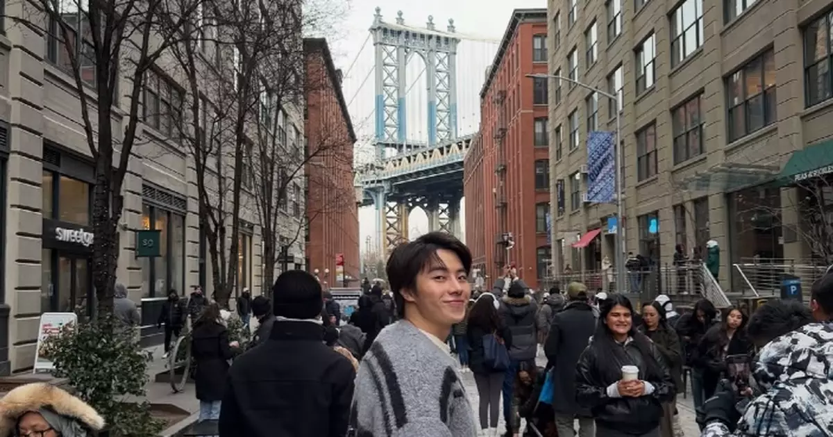 林正峰首度在美國過聖誕迎新年 IG感慨旅程經歷多：感覺長大了