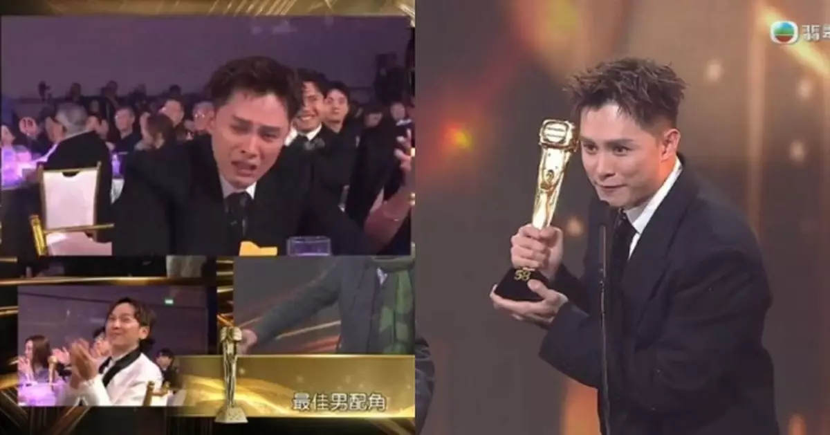 TVB頒獎禮2025｜何廣沛憑《新聞女王2》奪「最佳男配角」 心情激動喊住上台