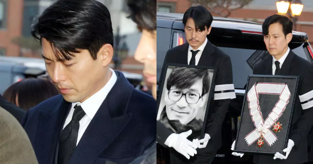 國民演員安聖基最後一程 玄彬、卞約漢等後輩演員齊聚送別