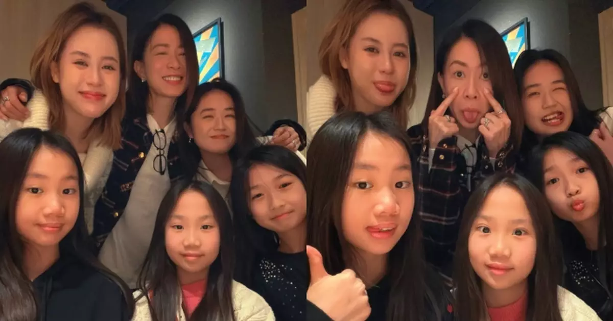 佘詩曼與契女們相聚食飯傾計唱K 感歎：原來快樂真係咁簡單！