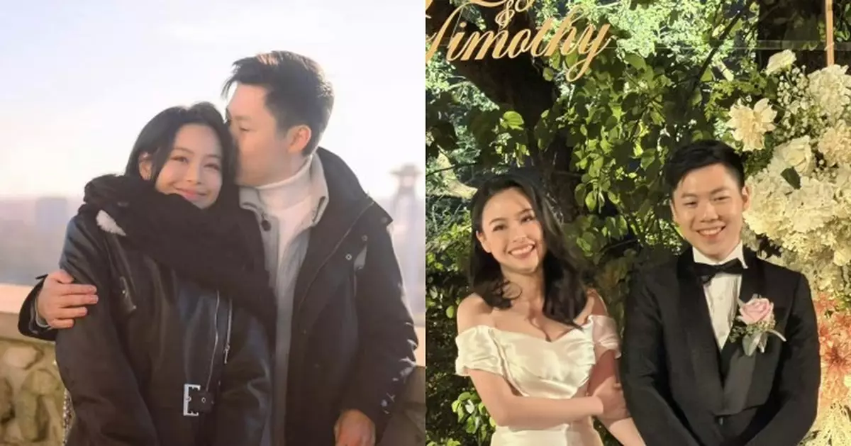 TVB「新聞女神」林婷婷嫁主播同事李天耀 草坪婚宴政界猛人到賀