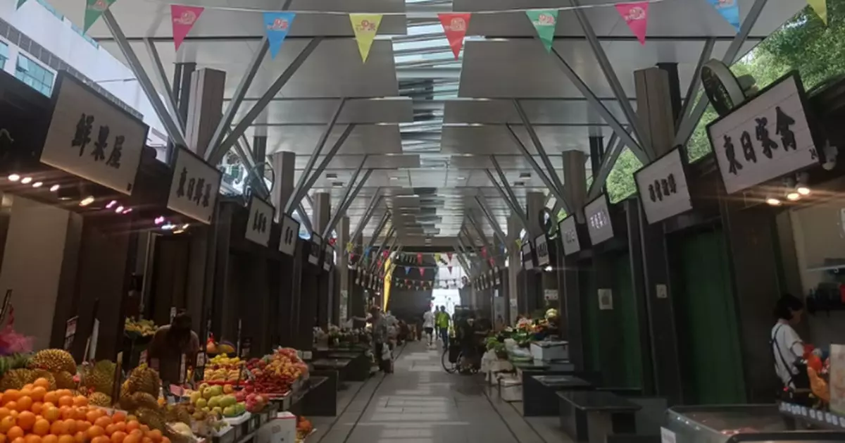 東涌東日街市8空置攤檔 月底以先到先得方式供市民申請租用