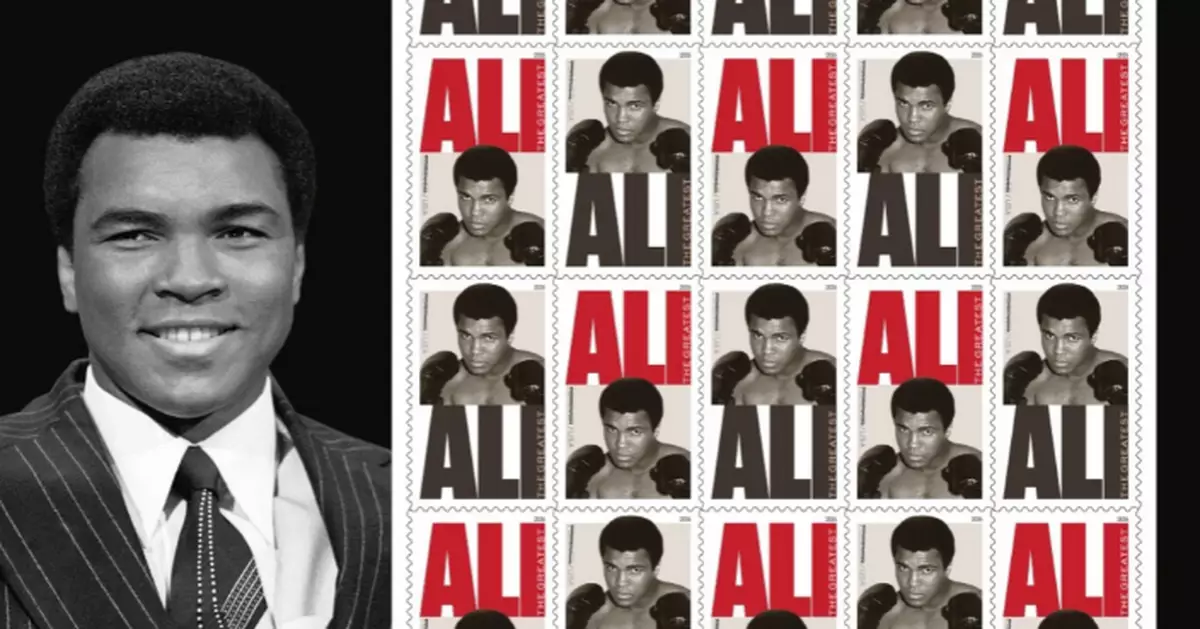 絕版珍藏！美國郵政發行拳王阿里郵票 印製2200萬枚售完即止