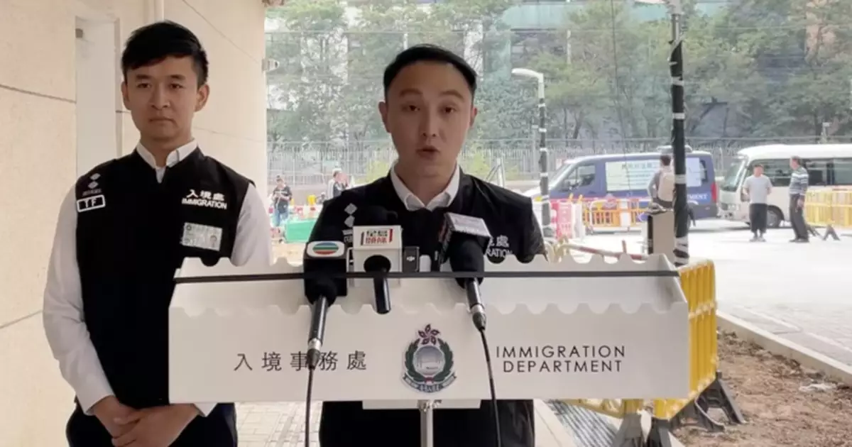 入境處上水新屋苑反黑工 涉旅客身份來港從事裝修7人被捕