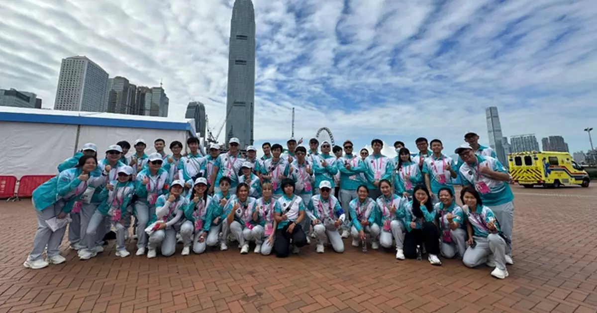 黑夜頭燈、1,000小時服務及萬人導師   從書本到國家級賽場：港專百名全運義工師生的體驗