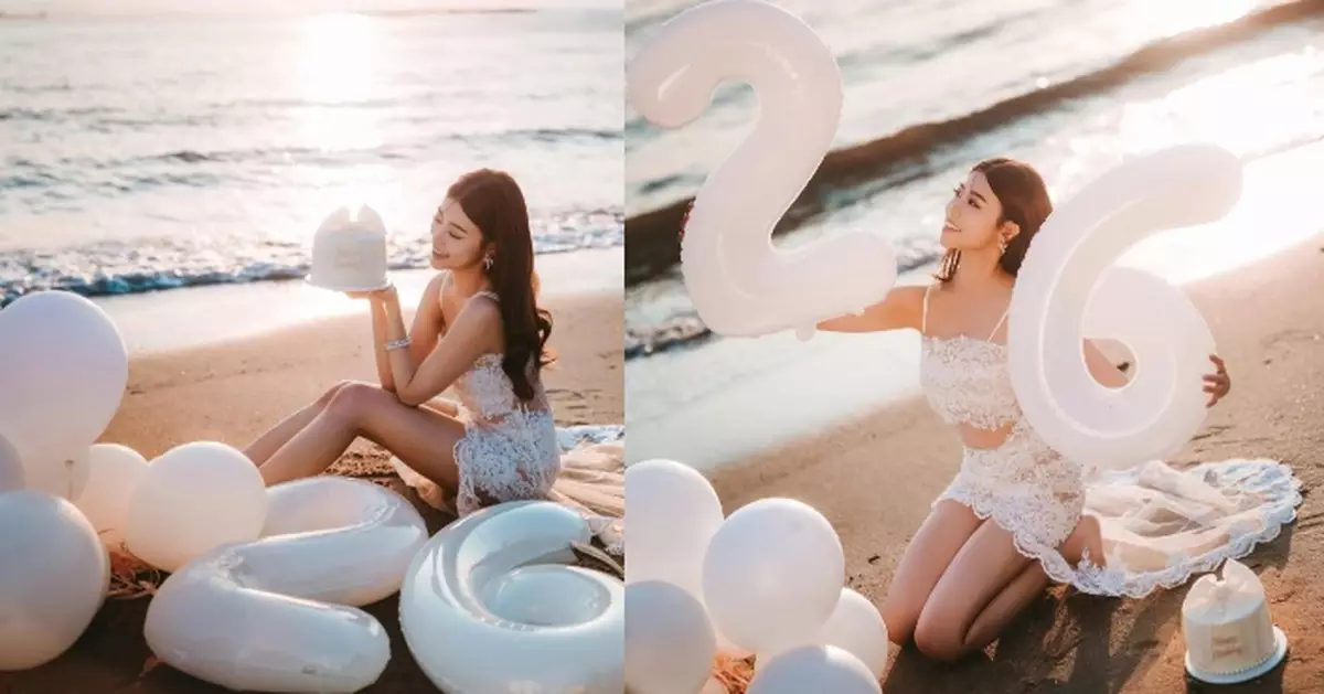 港姐透視裝拍寫真迎接26歲 鍾翠詩晒性感靚相為自己賀壽